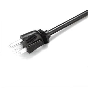 3 pin standart fiş NEMA 5-15P UL onaylı abd güç kablosu