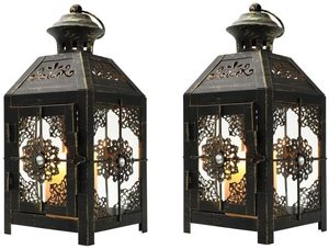 Lanterne murale carrée en métal faite à la main, parfaite pour les idées élégantes de décoration de maison et de jardin et l'éclairage élégant - Product Image 6