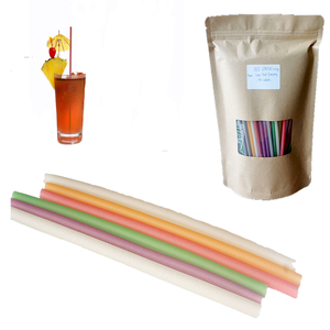 Compostable Rice <b>Straw</b> Eco Friendly <b>Drinking</b> <b>Straw</b> Plastic Free Natural Disposable Bulk Supply OEM ODM Export Vietnam - Product Image 1