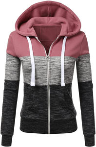 Zip Hoodie <b>Tops</b> Blouse Women Sports Casual Hoodie Breathable Windproof <b>Long</b> Sleeve hoodies - Product Image 6