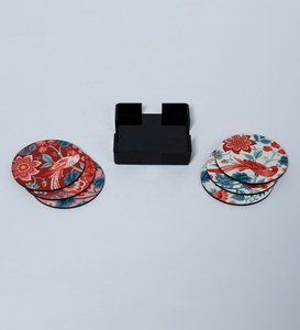 2022 Fabricante Venta directa de fábrica Posavasos de madera multicolor de alta calidad Cantidad a granel Compradores comerciales Alfombrillas y almohadillas de MDF - Product Image 4