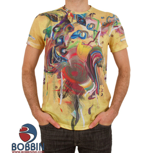 เสื้อยืดผู้ชายพิมพ์ลายซับลิเมชันว่างสำหรับงาน OEM ตามสั่ง - Product Image 2