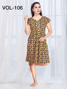 Camiseta de algodón con estampado indio para mujer, diseño de camisón diferente - Product Image 2