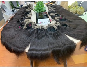 Extensions de cheveux naturels du Vietnam pour femme, postiches de cheveux humains Remy alignés, cuticules, longueur 24 pouces, Double Drawn, vente en gros - Product Image 4