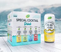 OEM/ODM 250ml blikje cocktaildrank hoge kwaliteit 5% alcohol bruisende Margarita met mangosmaak private label tequilamix puree