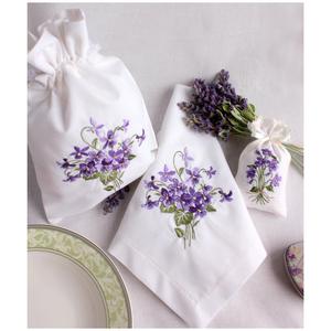 Bolsa de bolsita de lavanda bordada a mano - Product Image 1