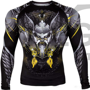 Protector de sarpullido mma de compresión, manga larga, estampado por sublimación, diseño OEM - Product Image 6