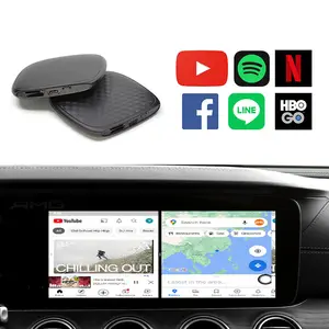 Récepteur multimédia Android auto/Carplay, 4 go/64 go, wi-fi, boîte ia intelligente, Android, diffusion vidéo de voiture, pour BenZ