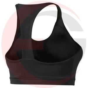 Soutien-gorge de sport personnalisé pour femmes, couleur unie, vente en gros - Product Image 2