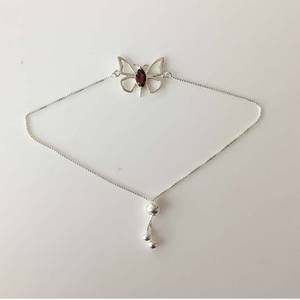 กำไลเงินแท้ 925 ดีไซน์สวยงาม ประดับพลอย น่ารัก เป็นมิตรกับสิ่งแวดล้อม เหมาะเป็นของขวัญงานแต่งงาน สำหรับทุกเพศทุกวัย ประดับพลอยโกเมน สำหรับงานปาร์ตี้ - Product Image 3