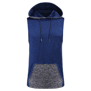 Sweat-shirt de sport personnalisé, coupe Slim, décontracté, Sublimation, vente en gros, uni, sans manches - Product Image 5