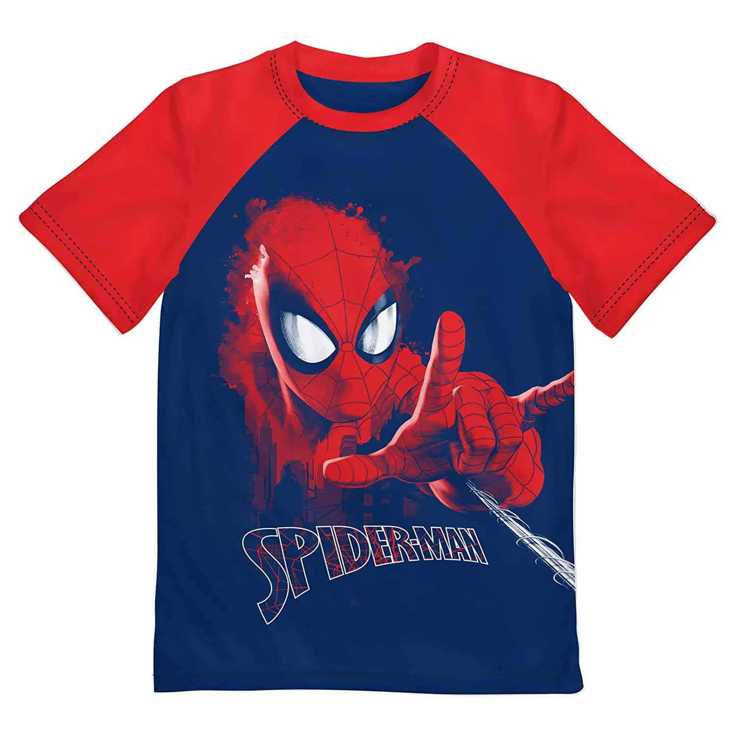 Custom Printing Großhandel Herren T-Shirts Spiderman T-Shirt Kurzarm Soft Custom T-Shirt Plus Size Herren T-Shirts Baumwolle