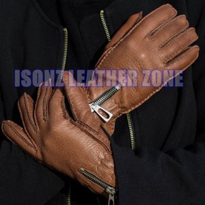 Gants en cuir véritable pour hommes, en peau de mouton italienne et peau de cerf, élégants, chauds pour l'hiver, pour l'extérieur, pour le quotidien, les fêtes, les occasions décontractées et les voyages - Product Image 3