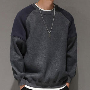 Sudadera de cuello redondo de manga raglán al por mayor de alta calidad para hombre sudaderas con capucha de invierno de gran tamaño de algodón pesado para hombre - Product Image 6