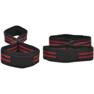 Bandes de poignet en coton personnalisées à succès avec support de poignet rembourré en néoprène, sangles de musculation en forme de 8 pour la musculation et la remise en forme - Product Image 3