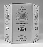 Parfum à l'huile AVENUE par AL REHAB 6ML 100% Original Dubaï Parfums à l'huile sans alcool pour hommes
