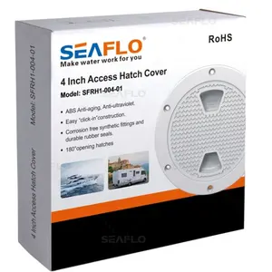 SEAFLO 4 6 8 인치 플라스틱 ABS 데크 해치 라운드 바다 보트 해치 요트 마린 액세서리
