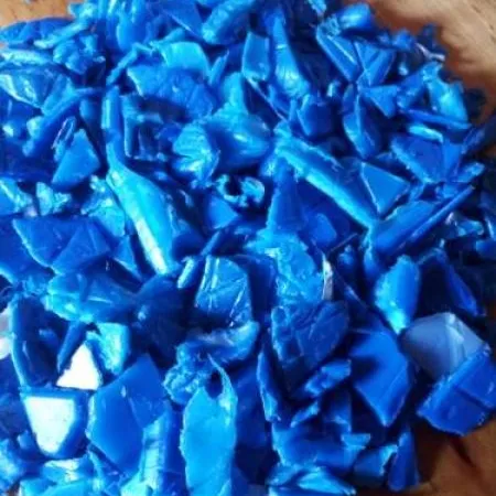 HDPE สีฟ้ากลองเศษพลาสติก/รีไซเคิลสีฟ้า HDPE เศษผู้ขายชั้นนำ