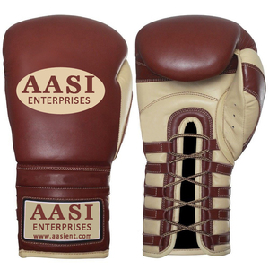 Nuevos guantes de boxeo de cuero de alta calidad para combate, guantes de boxeo de cuero de vaca para muay thai o guantes de boxeo de cuero artificial. - Product Image 3