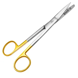 HOT SALE GORAYA GERMAN Medical Surgical Dressing Scissor 12.5 14 15 18cm Straight Curved Blade Sharp-Blunt CE and ISO APPROVED