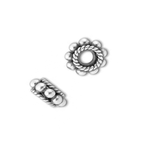 Vente en gros de perles rondes en argent sterling 925 pour boucles d'oreilles bijoux haut de gamme à des prix compétitifs - Product Image 1