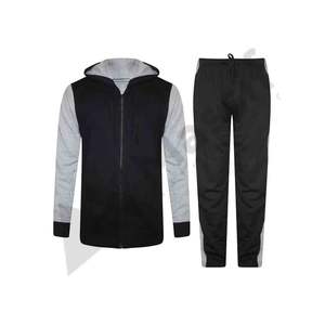 Venta al por mayor personalizado 100% poliéster ropa deportiva chándal para hombres transpirable Jogger chándal de talla grande conjuntos para el invierno - Product Image 2