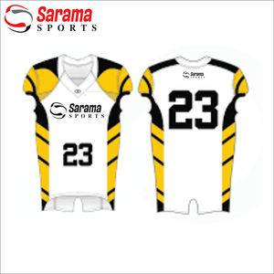 เสื้อเจอร์ซีย์ฟุตบอลอเมริกันพิมพ์ลายคลาสสิกระบายอากาศได้ดีมีขนาดพิเศษลดราคา - Product Image 3