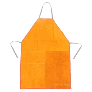 Delantal de soldadura de cuero dividido de vaca de alta calidad, logotipo personalizado de fábrica, resistente al calor, ignífugo, resistente al agua, características de seguridad - Product Image 6