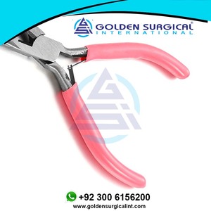 Herramienta de alicates de joyería de empalme y fijación antideslizante con mango rosa bonito para accesorios de bricolaje MOQ bajo - Product Image 4