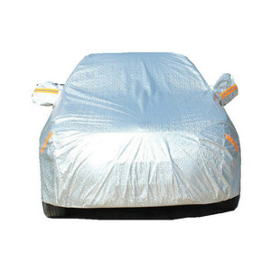 ZS fábrica <span class=keywords><strong>verano</strong></span> aislamiento térmico coche estacionamiento UV sol lluvia impermeable Peva protección coche cubierta - Product Image 2
