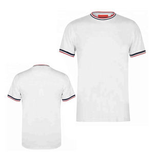 Camiseta con dobladillo curvo de ajuste Regular de algodón 100% para hombre, con estampado por sublimación, ropa deportiva de estilo callejero - Product Image 1