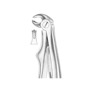 Forceps dentaires pédiatriques Klein Fig.6, manuels, de haute qualité, en acier inoxydable de qualité médicale, pinces d'extraction dentaire, poignée ergonomique - Product Image 2
