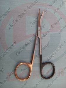 Ciseaux dentaires à iris, lame super incurvée, premiers soins vétérinaires chirurgicaux, coupe orthodontie, 4.5 pouces - Product Image 4