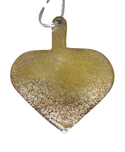 ALUMINIUM METAL HEART CHRISTMAS DECORATION HANGING ORNAMENT HIGH QUALITY CHRISTMAS HANGING ORNAMENT - Product Image 1