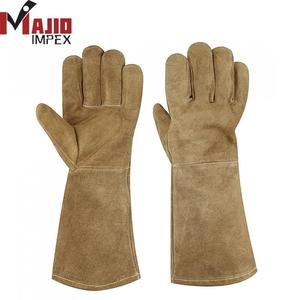 Mitaines à souder en croûte de cuir, sécurité en cuir de vache, meilleure qualité 2020 - Product Image 2