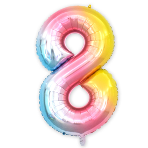 <span class=keywords><strong>Palloncini</strong></span> in Foil da 40, 16 e 32 Pollici per Decorazioni <span class=keywords><strong>di</strong></span> Compleanno, Numeri da 0 a 9, <span class=keywords><strong>Palloncini</strong></span> <span class=keywords><strong>Arcobaleno</strong></span> - Product Image 6