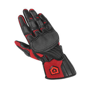 Guantes impermeables de cuero auténtico para motocicleta, de alta calidad, a la moda, para verano - Product Image 1