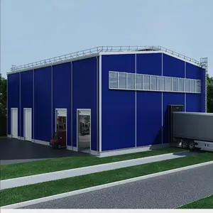 Construcción rápida de edificios, tela usada, transparente, almacén, a la venta - Product Image 3