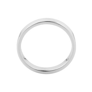 แหวนโรเดียมสีเงินดีไซน์น่ารักหรูหรากว้าง3มม. ใส่สบายพอดีกับวงแหวนธรรมดาเครื่องประดับทันสมัยสำหรับเด็กและผู้ใหญ่งานหมั้น - Product Image 3