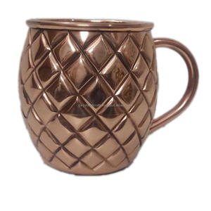 HAMMERED PURE COPPER <b>LARGE</b> <b>MUG</b> - Product Image 3