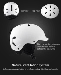 Hot bán ABS Shell dành cho người lớn trẻ em trượt tuyết mũ bảo hiểm mùa đông ngoài trời <span class=keywords><strong>Snowboard</strong></span> Mũ bảo hiểm với miếng đệm dày hơn - Product Image 5