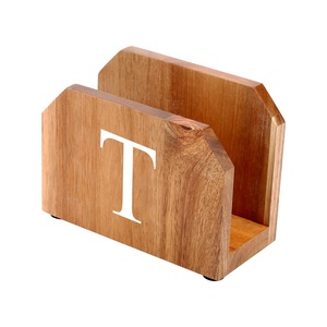 Porte-serviettes en bois, accessoire de Table, décoratif, fait à la main, vente en gros, - Product Image 2