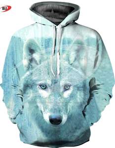 เสื้อฮู้ดผู้ชายผ้าโพลีเอสเตอร์100% มีฮู้ดพิมพ์ซับลิเมชันสำหรับกีฬาฤดูหนาวออกแบบโลโก้ได้ตามต้องการ - Product Image 3