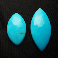 Turquoise naturelle d'Arizona, mélange de cabochons facettés, pierres semi-précieuses de qualité supérieure pour la fabrication de bijoux, pierres précieuses calibrées GEMFORTE INC