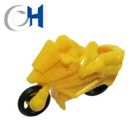 Aangepaste Creatieve Gele Plastic Motorfiets Ei Speelgoed
