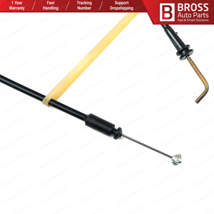 BDP666ประตูด้านในปล่อยล็อคสลัก Bowden สายเคเบิล8200182967ซ้ายประตูบานเลื่อนสำหรับ Kangoo MK1. ความยาวสายเคเบิล: 640มม. - Product Image 2