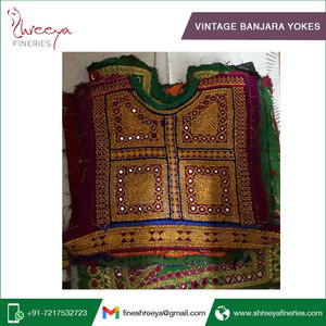 Yoke งานเย็บปะ Banjara,สินค้าแฮนด์เมดสไตล์วินเทจจากผู้ผลิตอินเดีย - Product Image 3