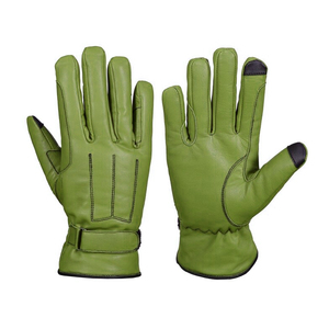 Guantes de cuero genuino ecuestres para montar a caballo, Material ligero para deportes al aire libre, carreras, invierno, venta al por mayor - Product Image 6