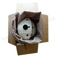 Nouveau casque de vol ouvert Jupitor pour pilote d'avion, d'hélicoptère et d'entraînement, double visière, en fibre de verre, alliage et fibre de carbone