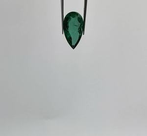 Esmeralda de 3,94 quilates de corte de pera zambiana Natural de calidad superior para la fabricación de joyas mejor y de alta calidad - Product Image 3